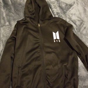 BTS zip up sweater